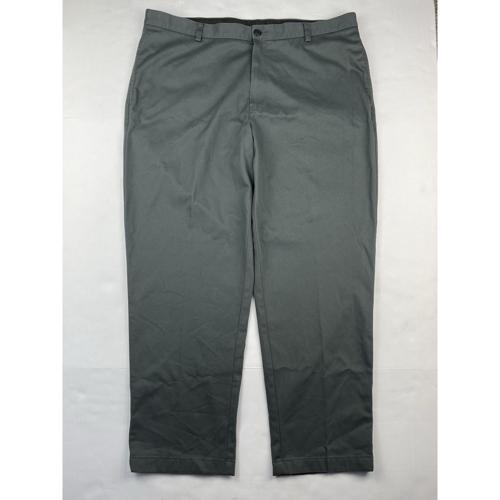L.L. Bean Pants Mens 40x32 Classic Fit Gray Chino Dress Pant’s